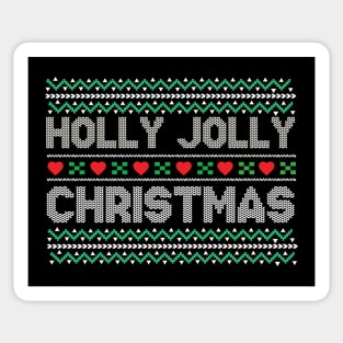 holly jolly Christmas Sticker